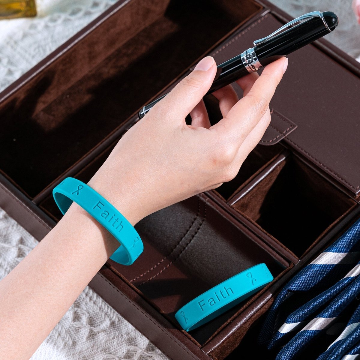 Sexual Assault Awareness Silicone Bracelet Wristbands