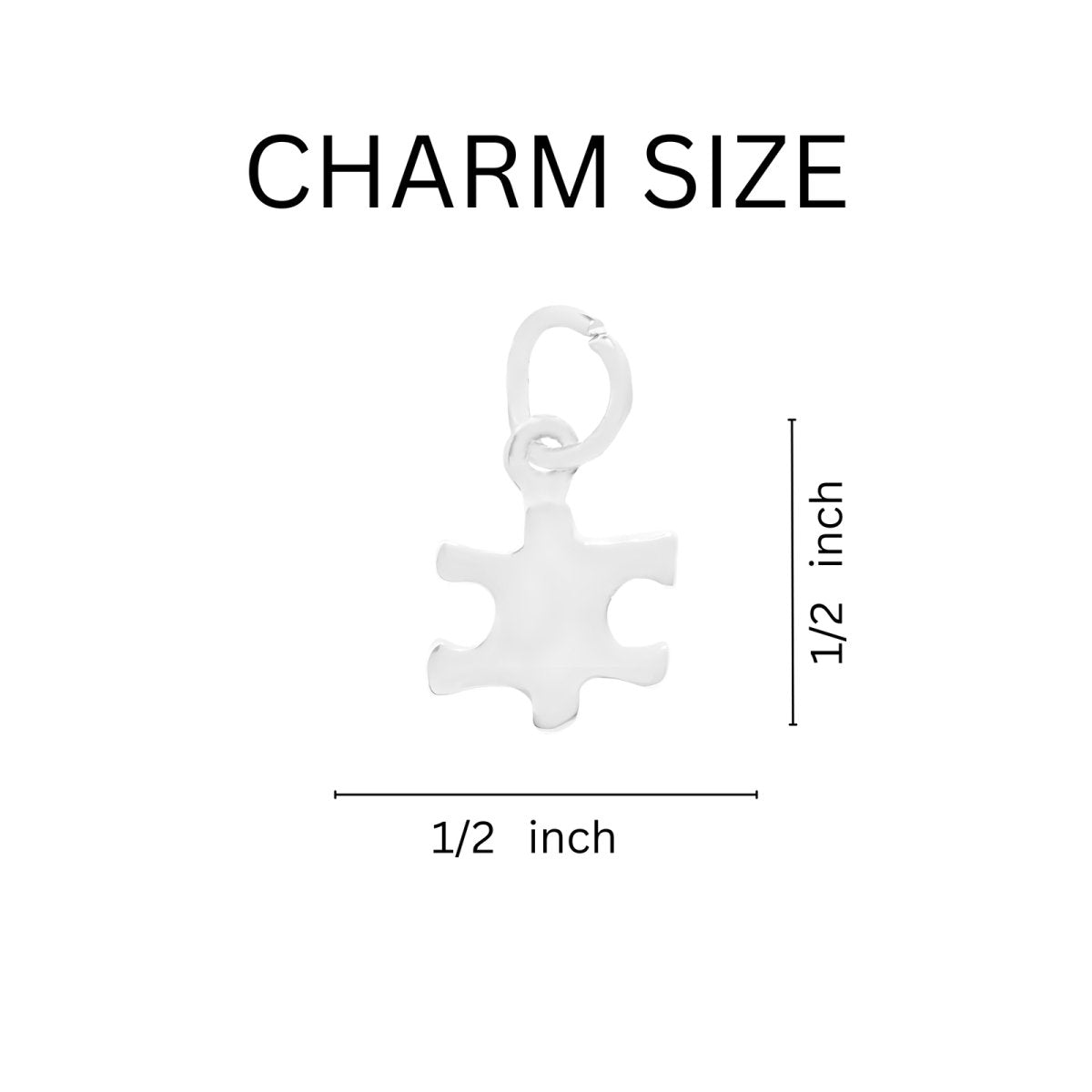 Small Autism Puzzle Piece Retractable Bracelets