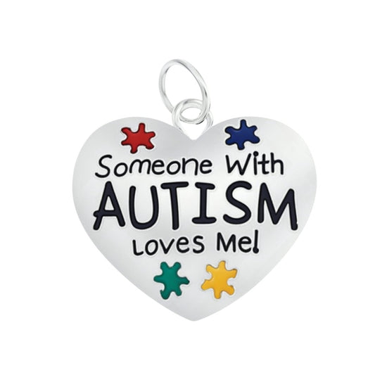 Someone With Autism Loves Me Charms