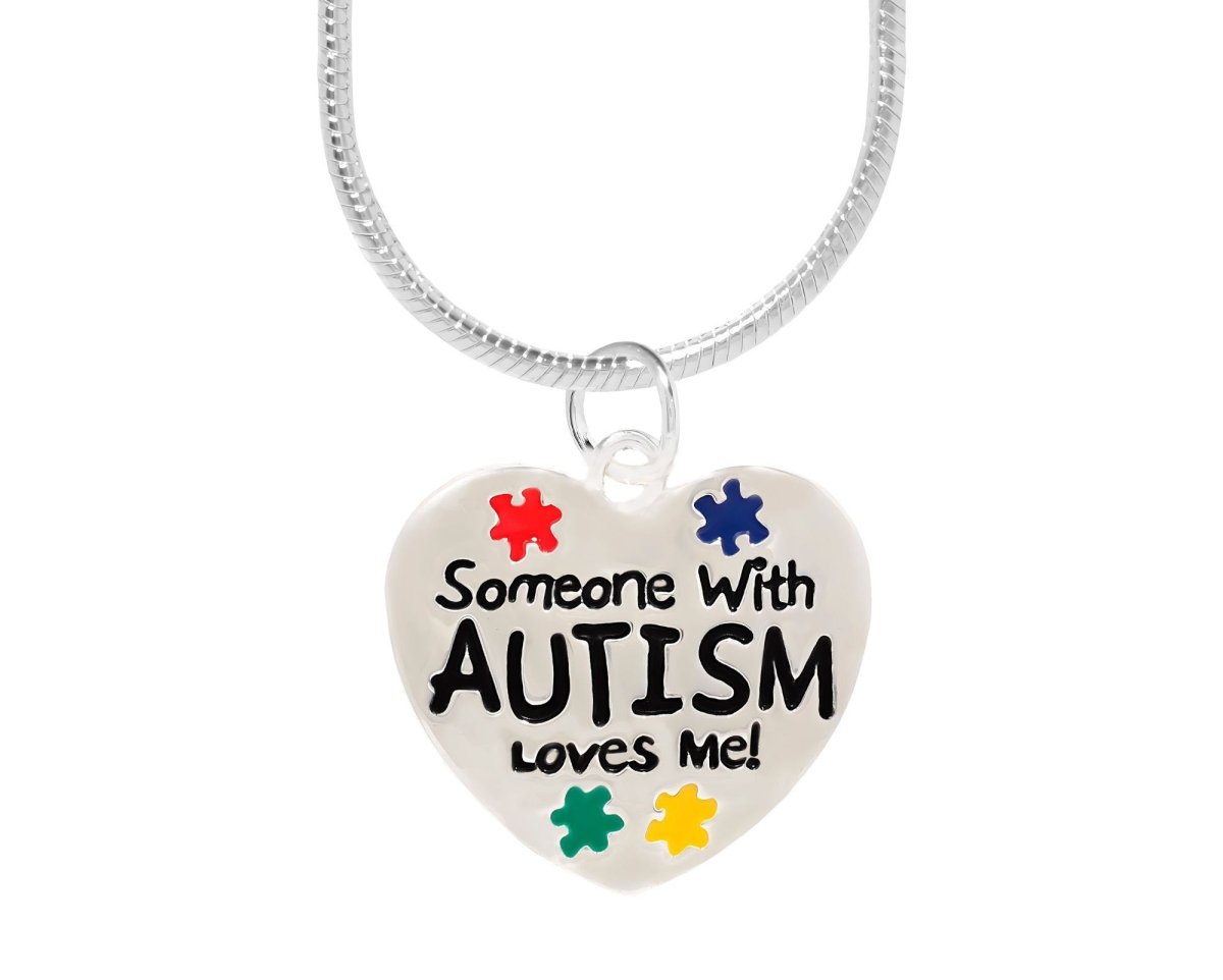 Someone With Autism Loves Me Necklaces