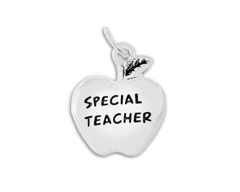 Special Teacher Apple Charms