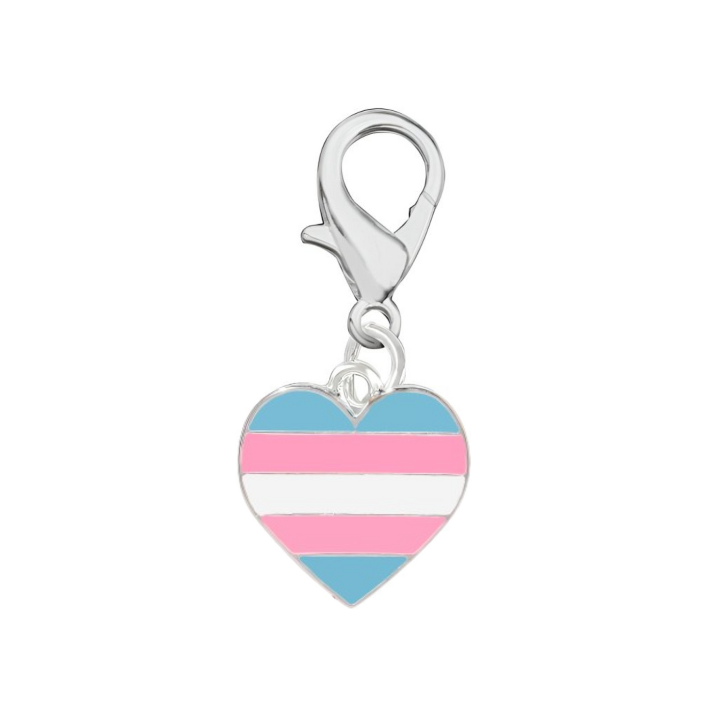 Transgender Heart Pride Hanging Charms