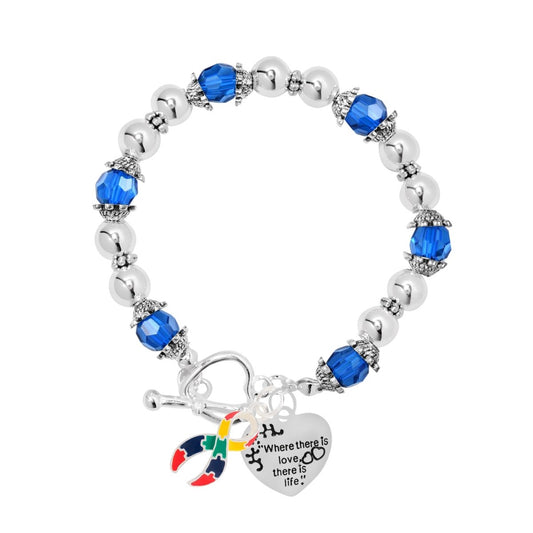 Where There Is Love Autism Ribbon Bracelets