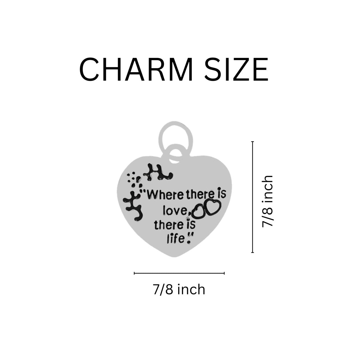 Where There is Love Alzheimer's Ribbon Bracelets