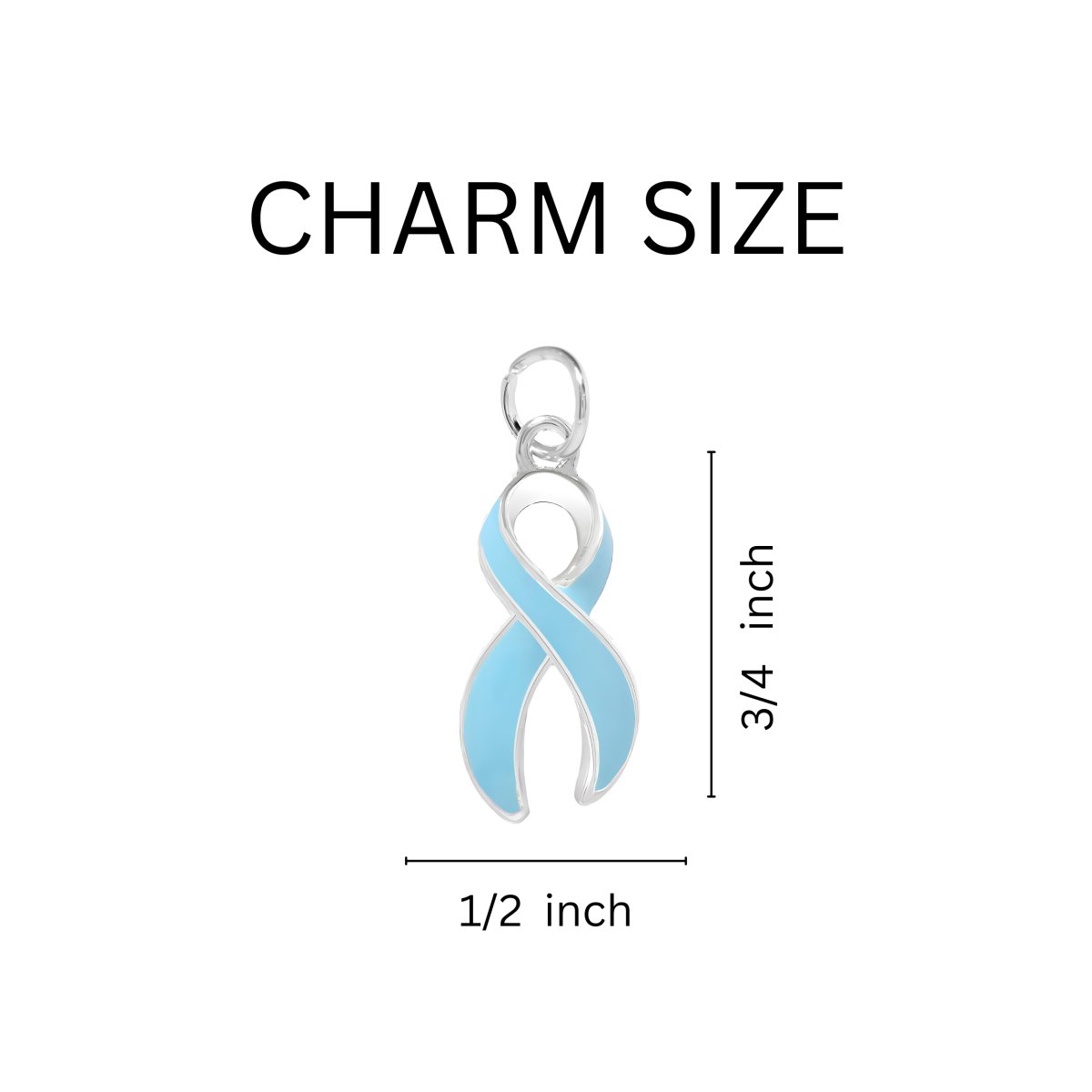 Where There is Love Light Blue Ribbon Bracelets