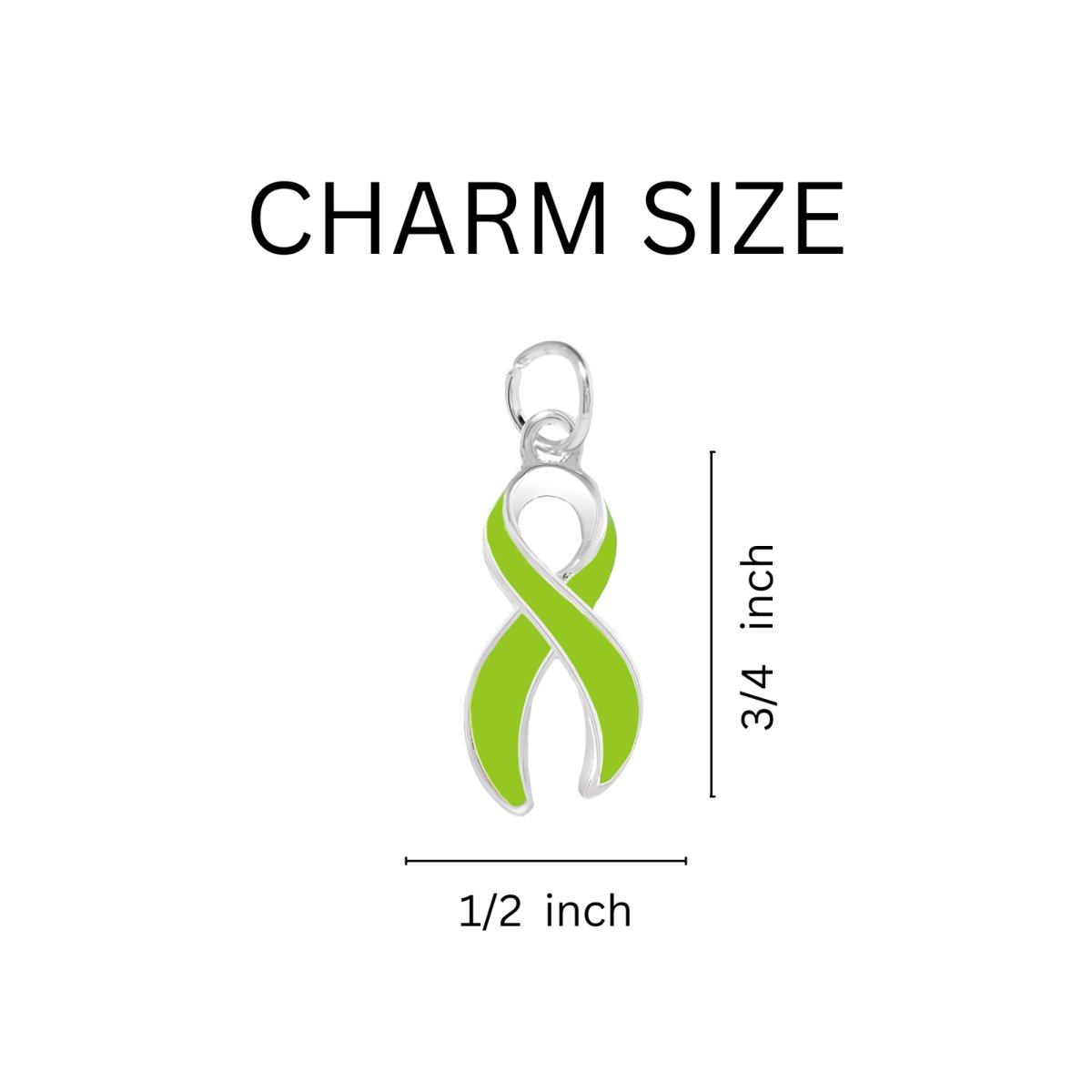 Where There is Love Lime Green Ribbon Bracelets