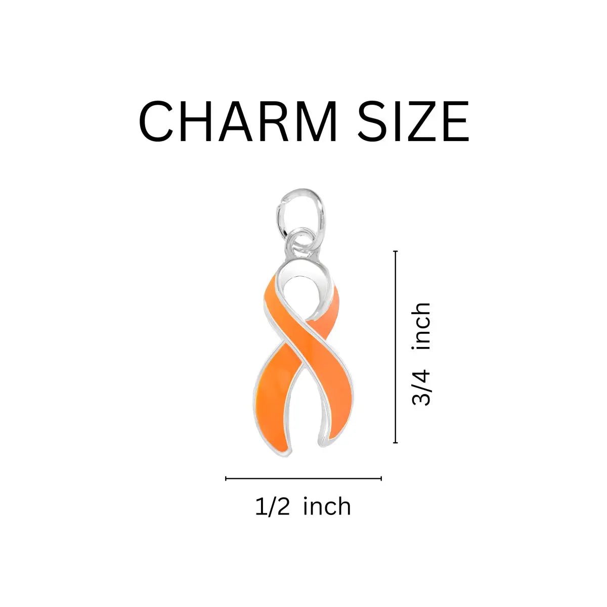 Where There is Love Orange Ribbon Bracelets
