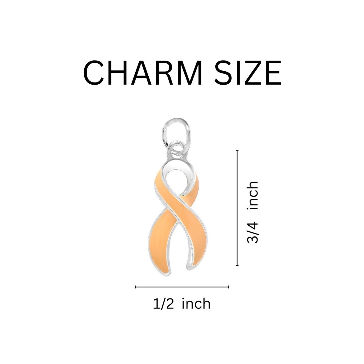 Where There is Love Peach Ribbon Bracelets