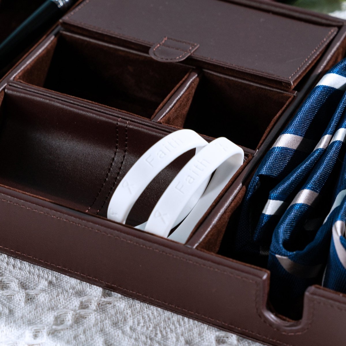 White Silicone Bracelet Wristbands