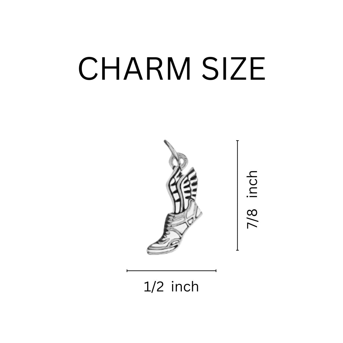Winged Foot Hanging Charms
