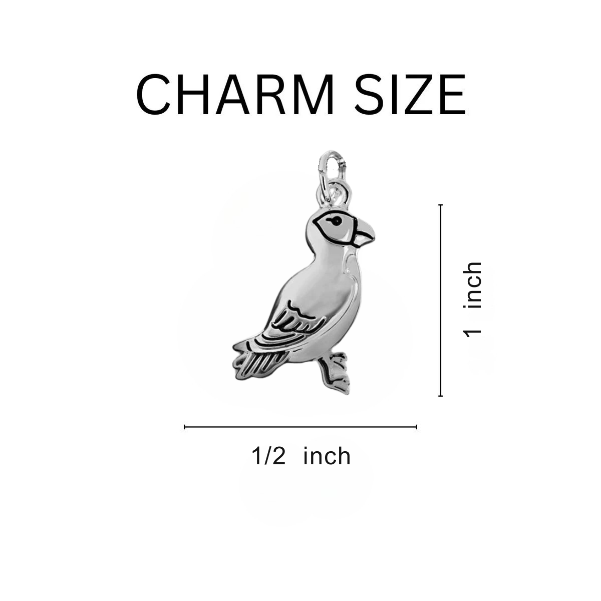 Black Cord Parrot Charm Bracelets