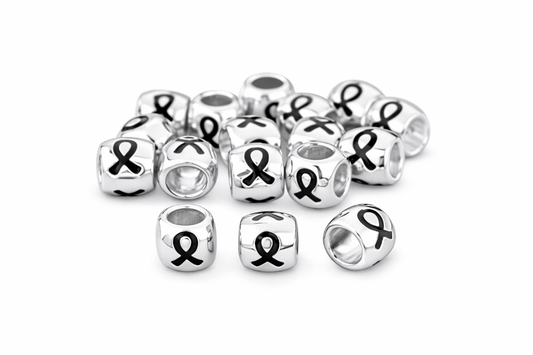 Black Ribbon Barrel Charms