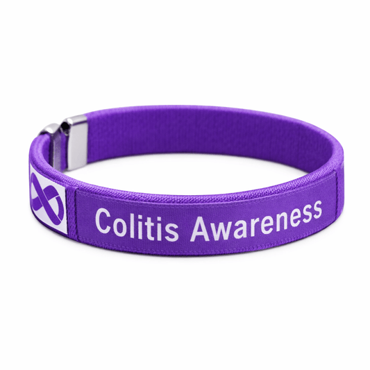 Colitis Awareness Bangle Bracelets