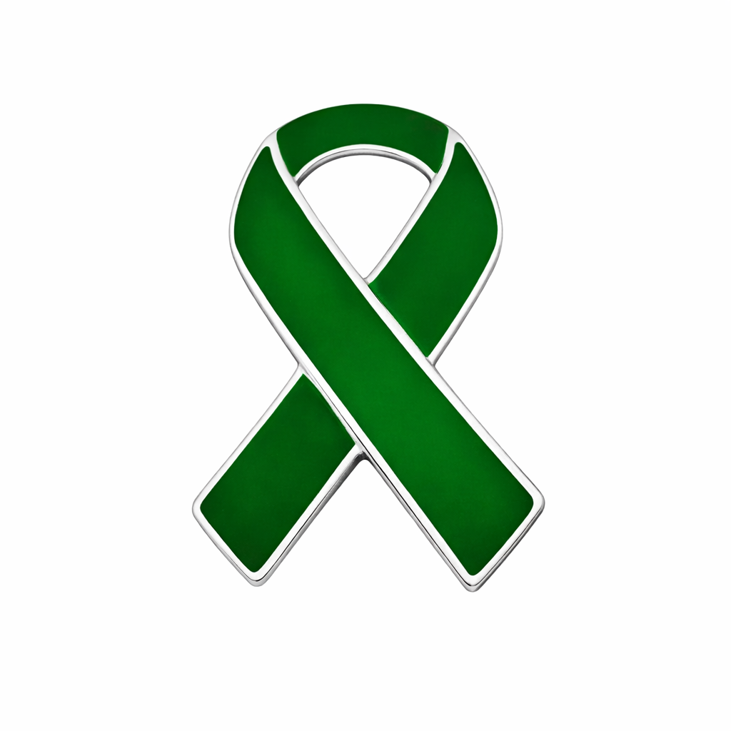 Green Ribbon Awareness Pins