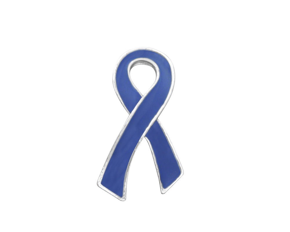 Large Flat Periwinkle Ribbon Pins