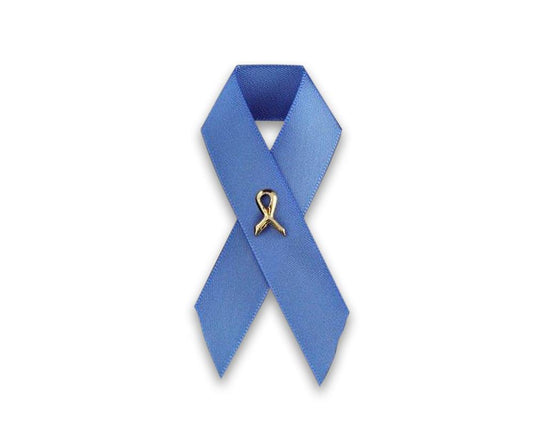 Satin Periwinkle Ribbon Awareness Pins