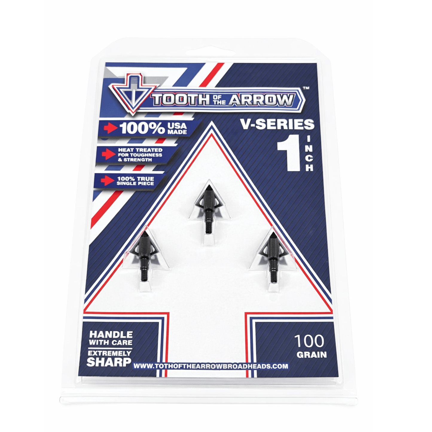TOTA | 100 grain broadhead | 1-inch vented | fixed blade
