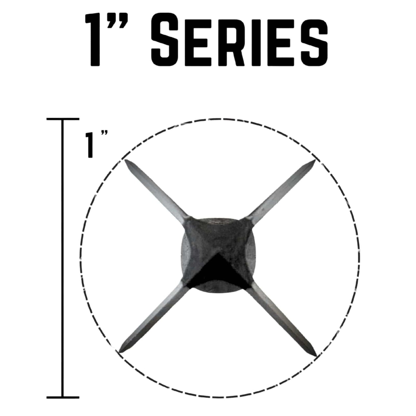 TOTA | 125 grain broadhead | 1-inch vented | fixed blade